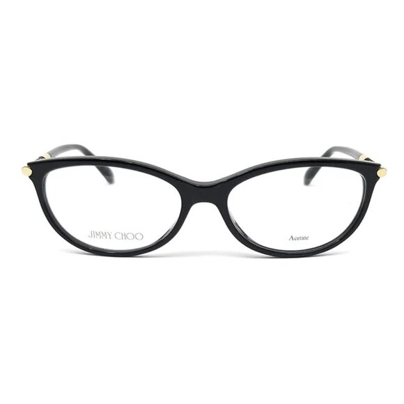 Jimmy Choo Unisex Black Cat Eye Eyeglass Frames Jc 154 029A  NEW JIMMY CHOO EYEGLASSES BLACK WOMEN EYEWEAR JIMMY CHOO JC154 029A 00